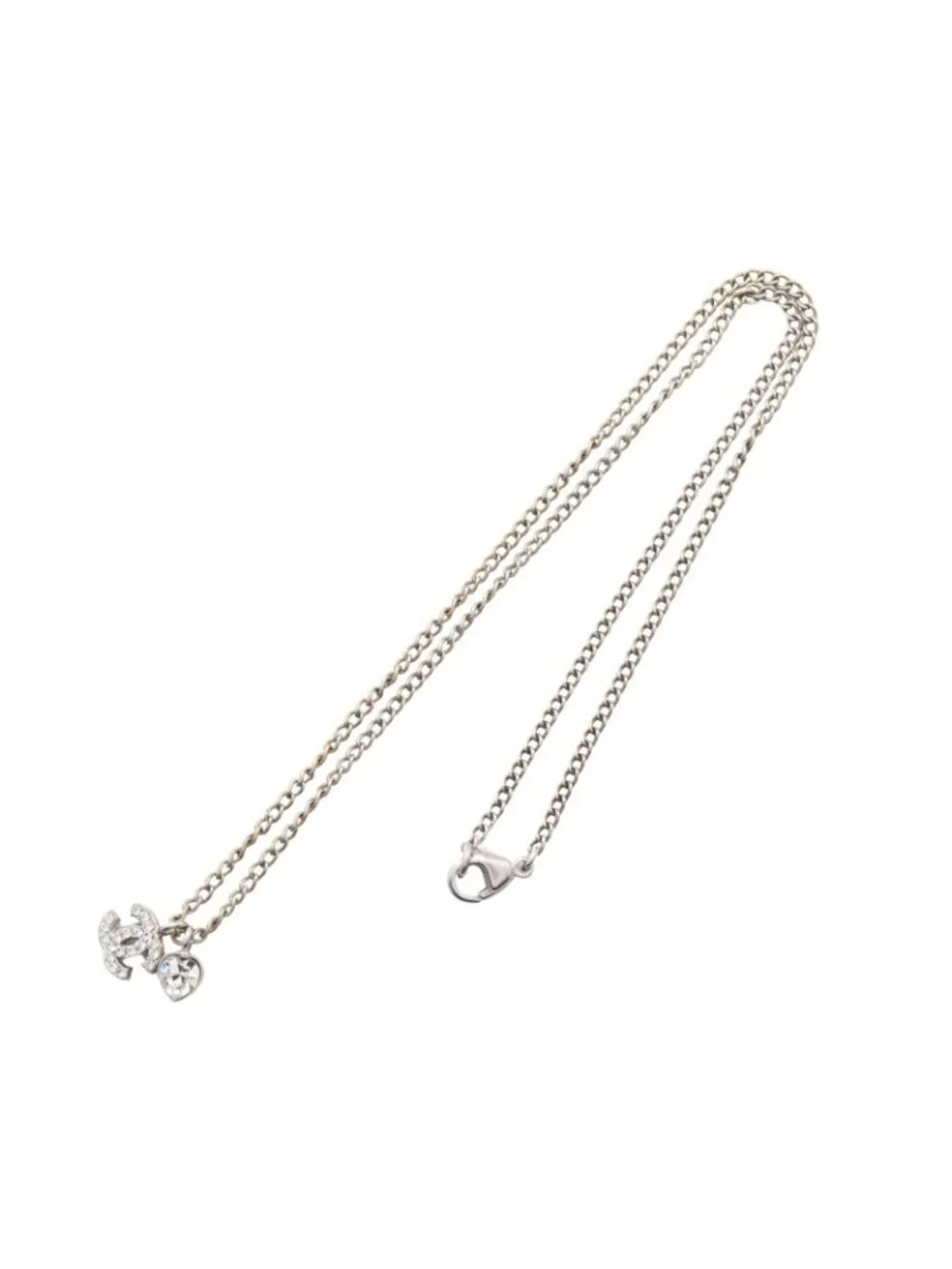 Chanel Necklace 05c CC Logo Heart